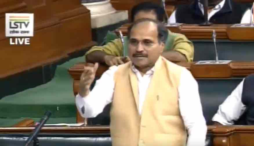 Adhir Ranjan Chowdhury apologises for &#039;nirbala&#039; remark on finance minister, says she is like sister