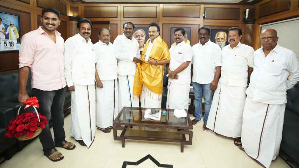 Tamil Nadu BJP unit vice president BT Arasakumar joins DMK