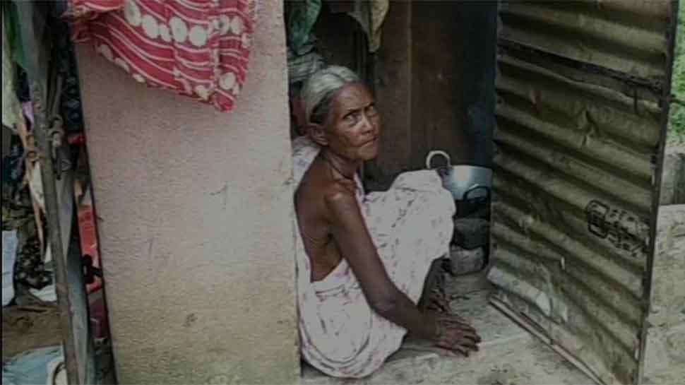 72-yr-old tribal woman forced to live in toilet for 3 years in Odisha&#039;s Mayurbhanj 