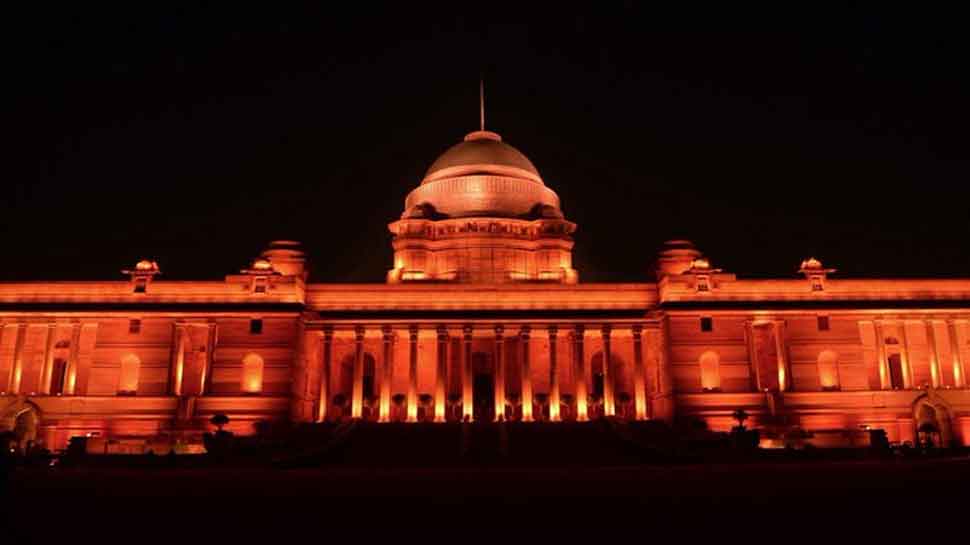 Rashtrapati Bhavan lits up in orange for global awareness on violence against women