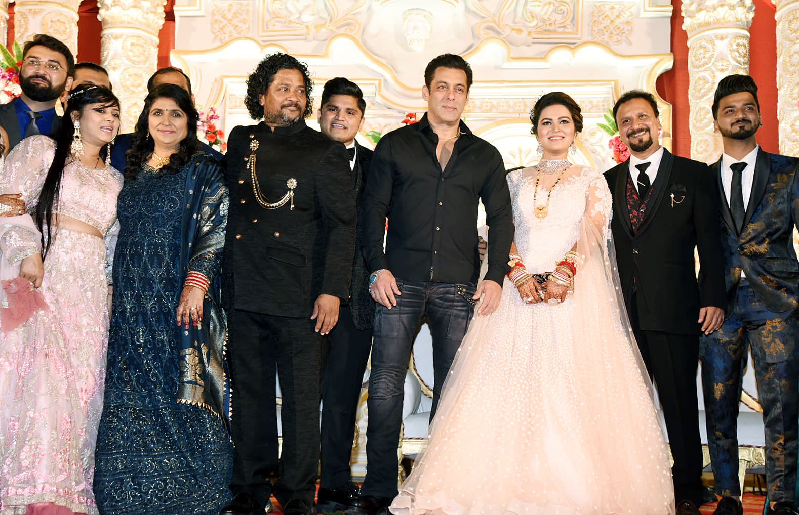 Photo Gallery: Salman Khan attends the wedding of his makeup artist's