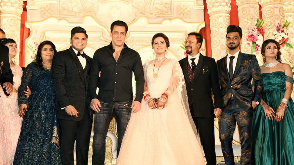 Photo Gallery: Salman Khan attends the wedding of his makeup artist's