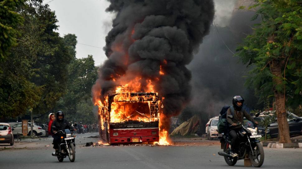 Watch: How Delhi Police appealed to Jamia University students on Sunday to maintain peace, stop stone-pelting