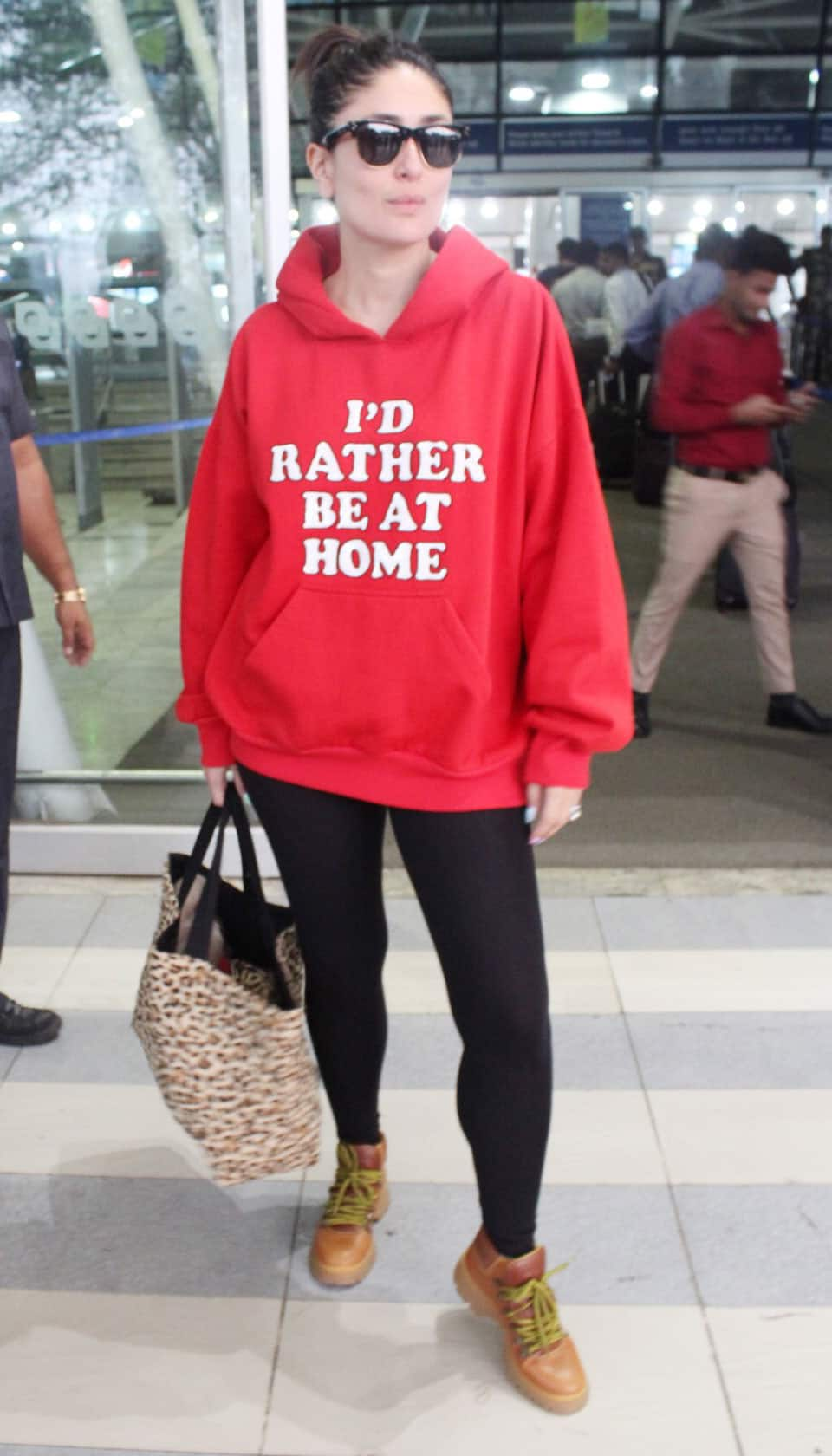 Check out Bebo's sweatshirt