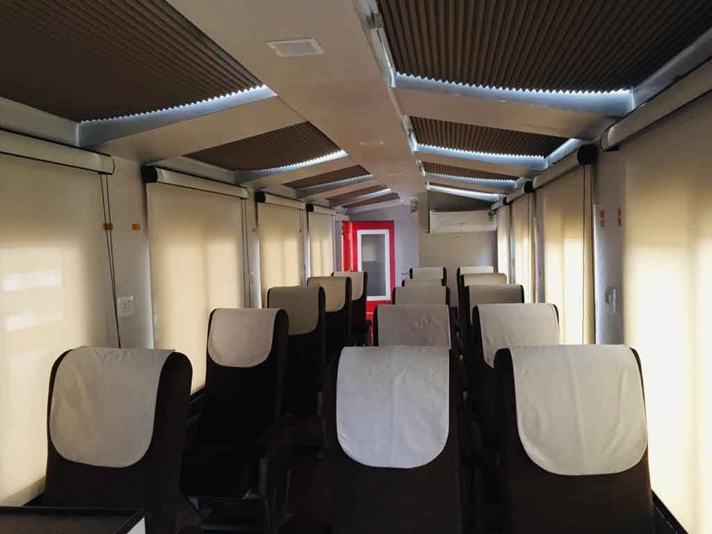 First-class AC coach of Him Darshan Express 