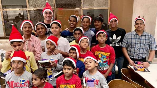 Gautam Rode loves celebrating Christmas with children