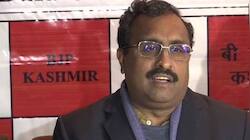 Release of J&K political leaders from house arrest an ongoing process: Madhav