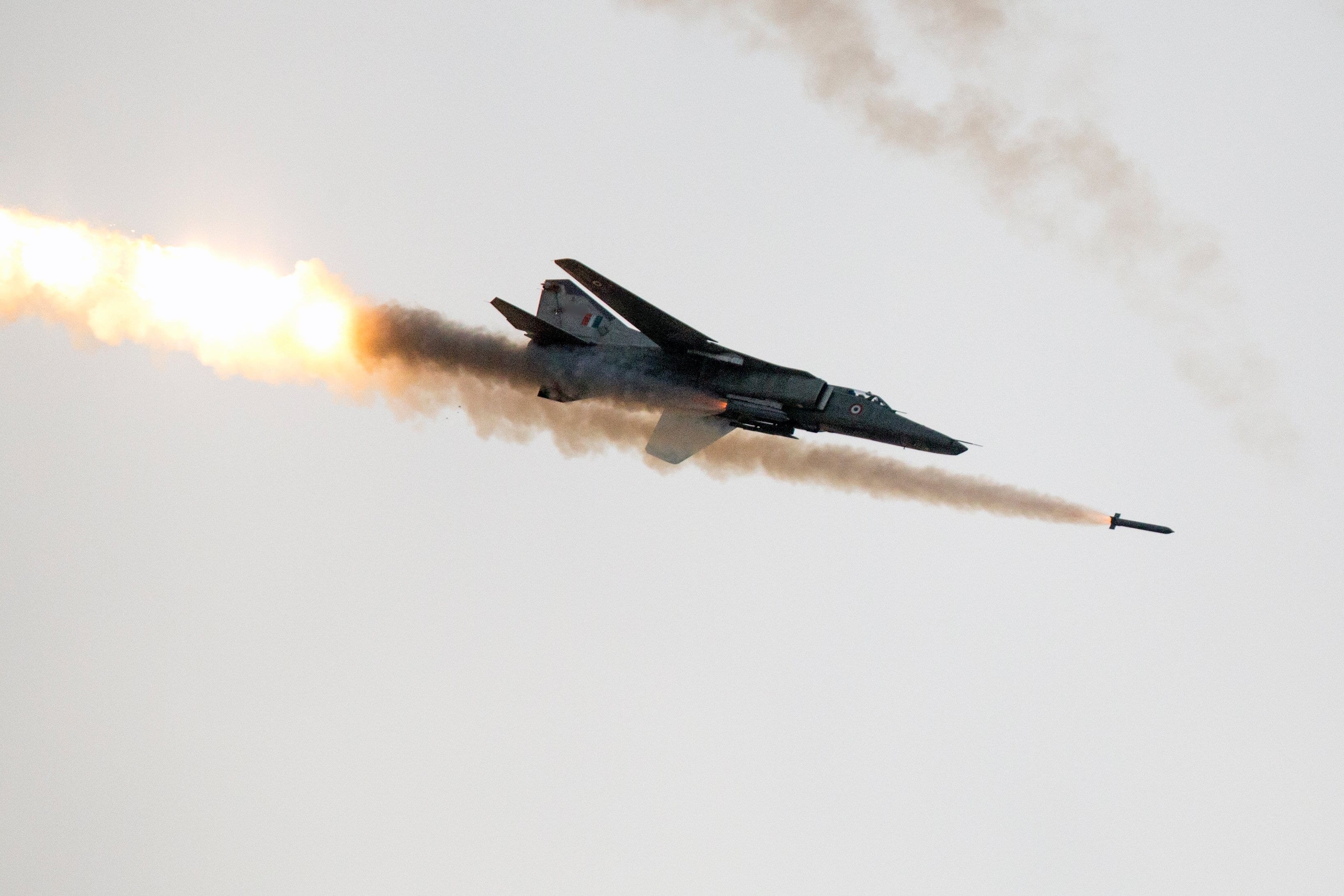 This swing-wing fighter bomber was one of the main strike aircraft of the IAF