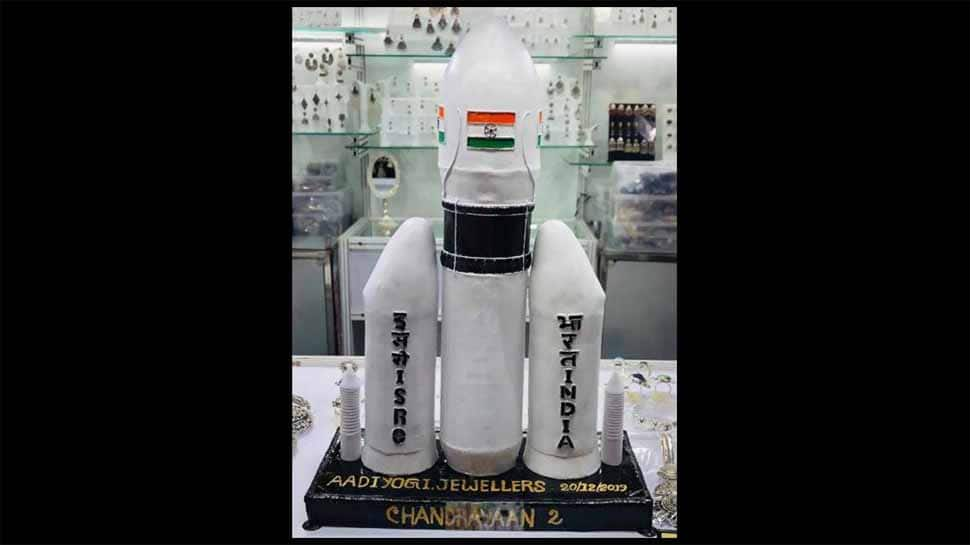 Jewelers in Jaipur craft hand-made silver replica of Chandrayaan-2, dedicate it to ISRO