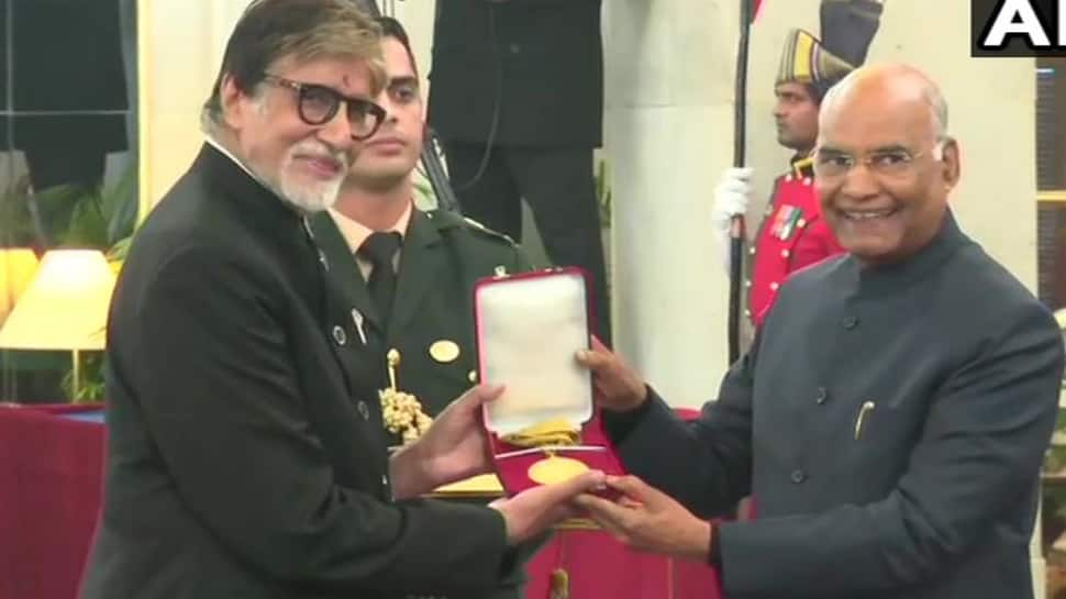 Amitabh Bachchan receives prestigious Dada Saheb Phalke award