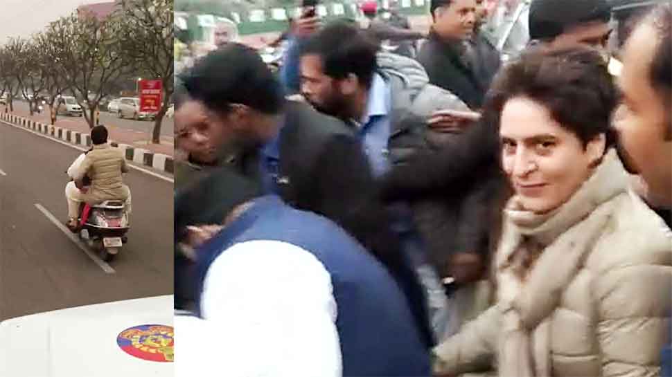 Congress leader, who gave pillion ride to Priyanka Gandhi on scooty in Lucknow, challaned