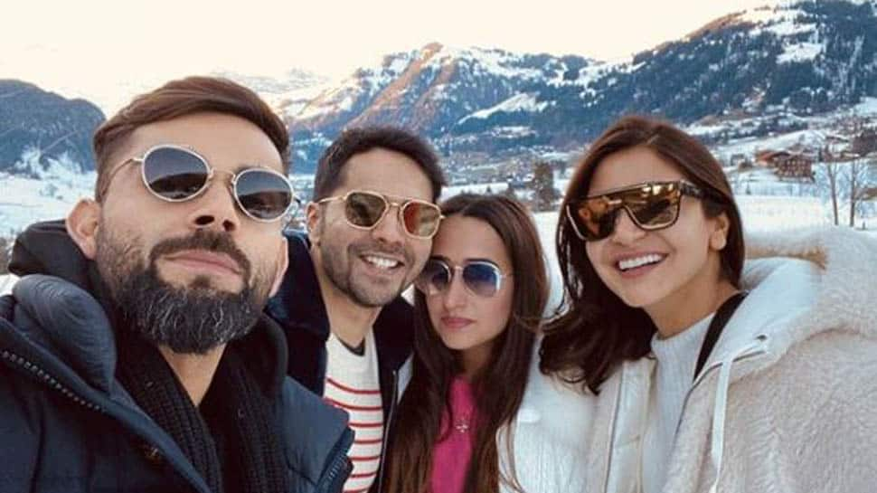 Virat Kohli-Anushka Sharma run into Varun Dhawan-Natasha Dalal in Gstaad 