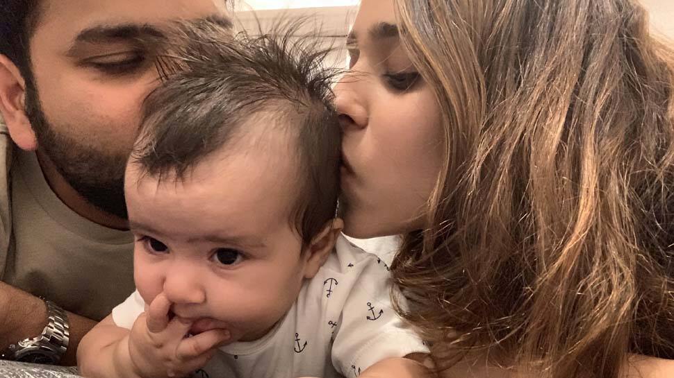 Rohit Sharma celebrates daughter&#039;s birthday, posts pics on social media