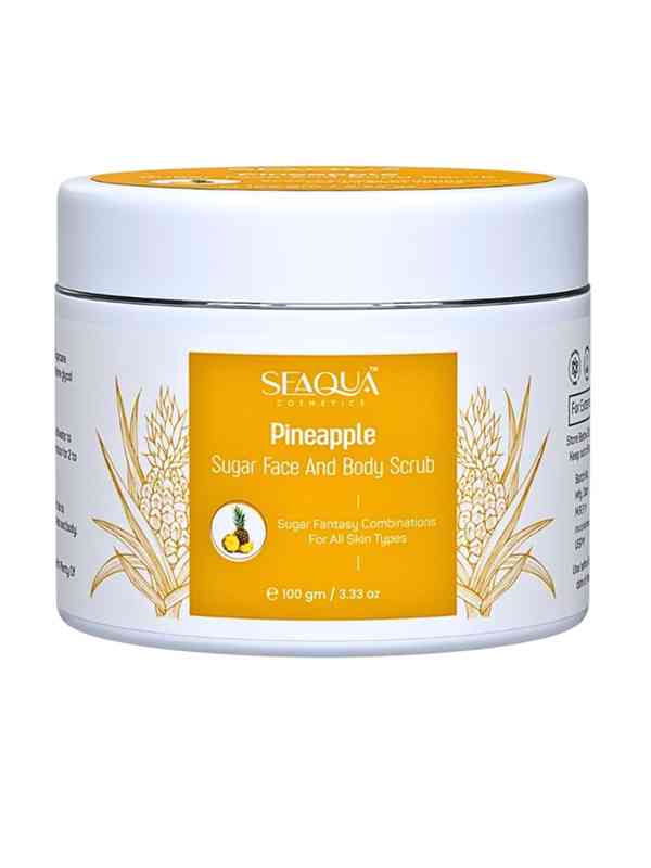 Seaqua Pineapple Sugar Face &amp; Body Scrub