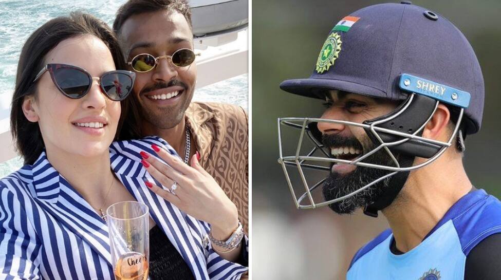 Pleasant surprise: Virat Kohli wishes newly-engaged couple Hardik Pandya-Natasa Stankovic