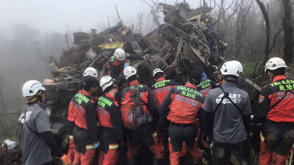 Taiwan&#039;s military chief among eight dead in helicopter crash