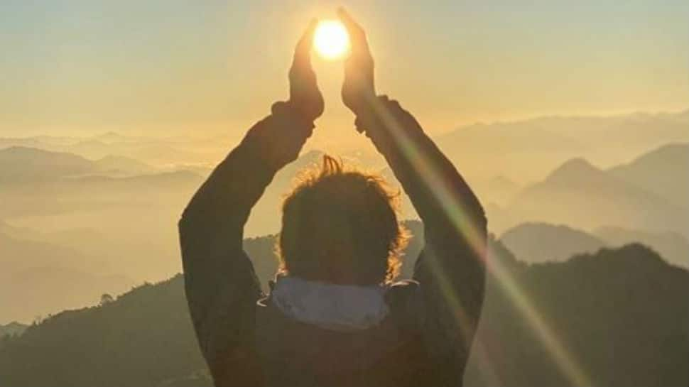 Gerard Butler welcomes new decade doing Suryanamaskar in Rishikesh