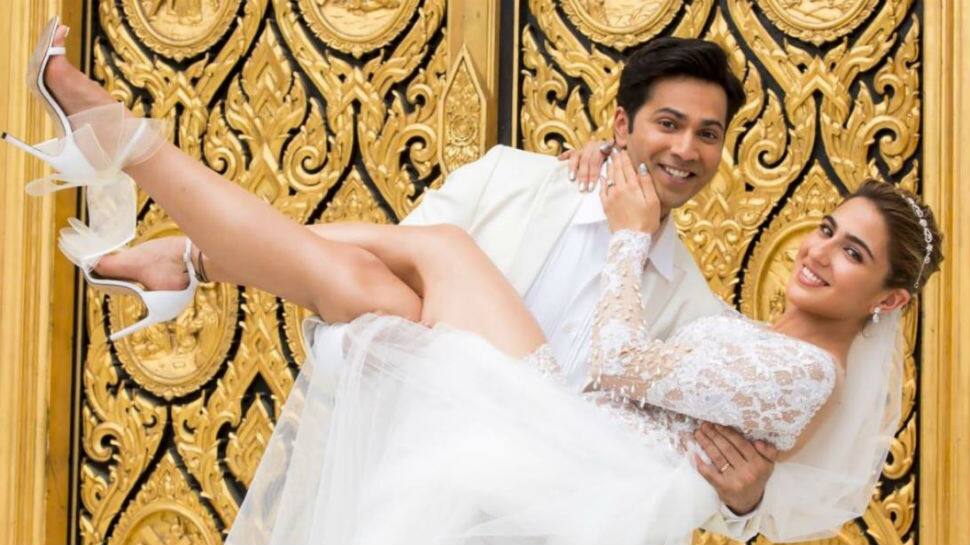 Varun Dhawan and Sara Ali Khan are all smiles in new glimpse from &#039;Coolie No 1&#039;