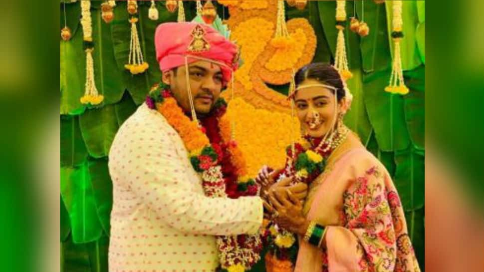 First pics from actress Nehha Pendse&#039;s wedding to Shardul Singh Bayas