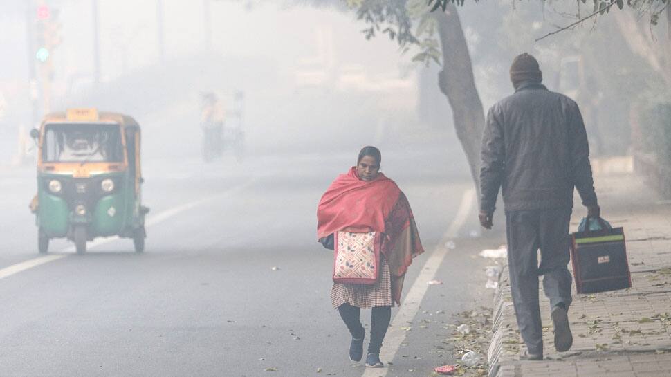 Air quality slightly improves in Delhi-NCR, AQI settles in &#039;Poor&#039; category