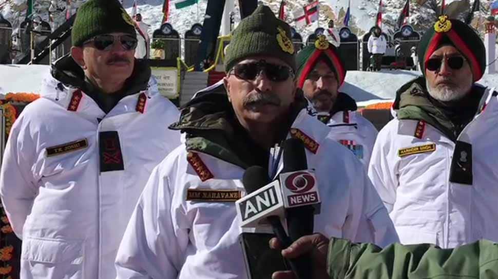 Indian Army Chief General Manoj Mukund Naravane visits Siachen, meets soldiers