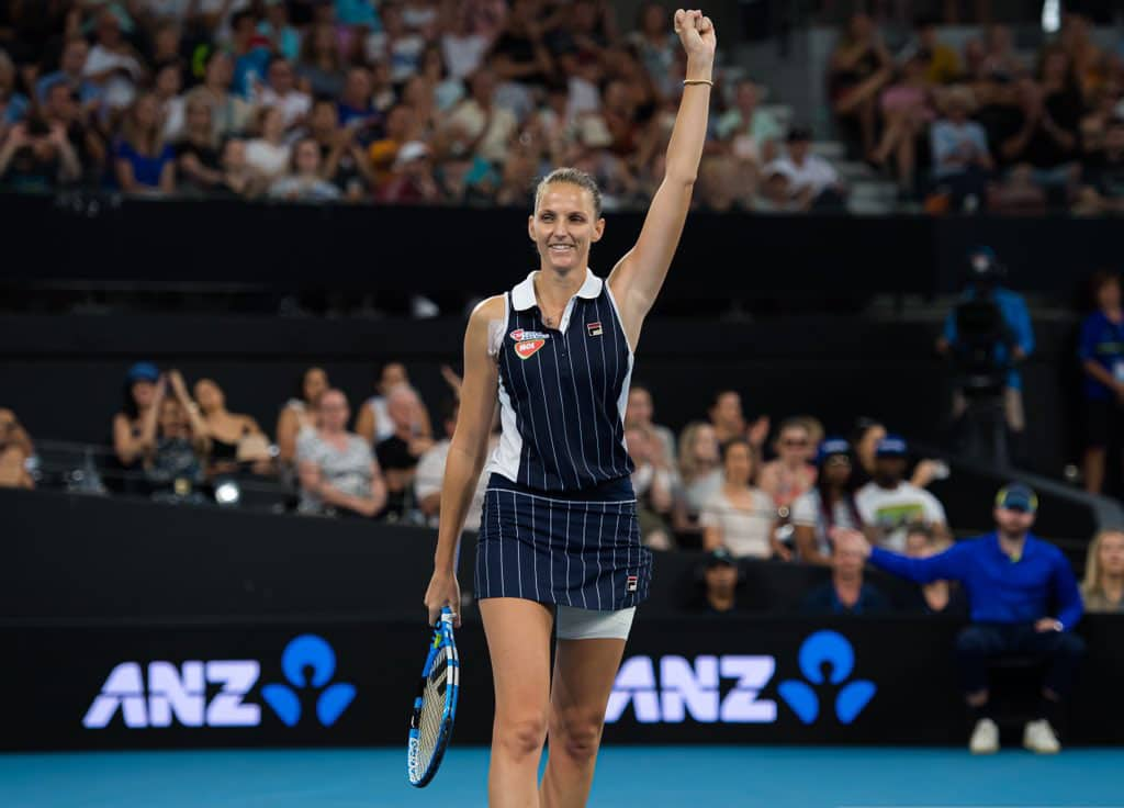 Karolina Pliskova sees off Madison Keys to defend Brisbane International title