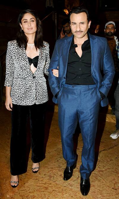 Saif Ali Khan with wifey Kareena Kapoor Khan