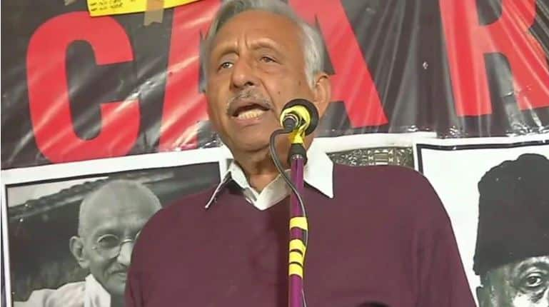 Congress leader Mani Shankar Aiyar joins anti-CAA protesters at Shaheen Bagh, sparks row with &#039;killers&#039; remark