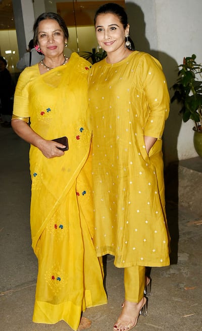 Vidya Balan with Shabana Azmi