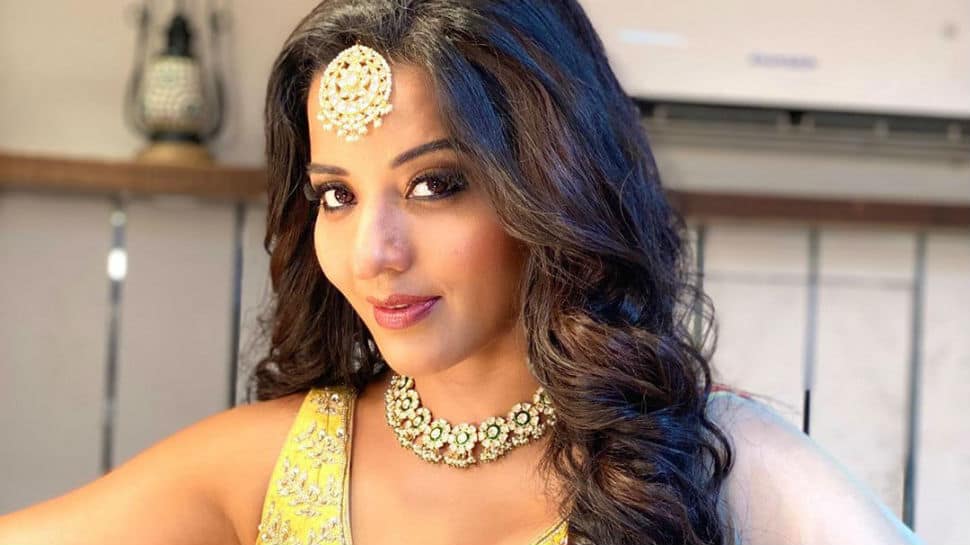 Monalisa ditches her bold look, stuns in yellow lehenga-choli set - See pics