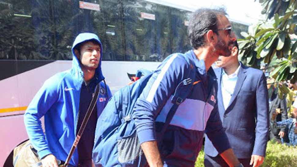 Team India arrives in Rajkot