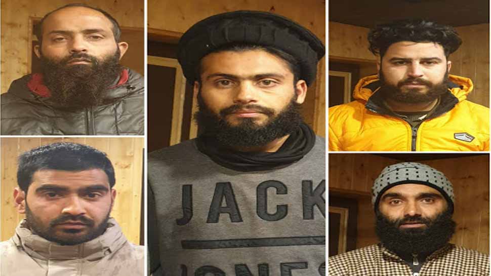 Five Jaish-e-Mohammad terrorists planning major terror strike on January 26 arrested in J&amp;K