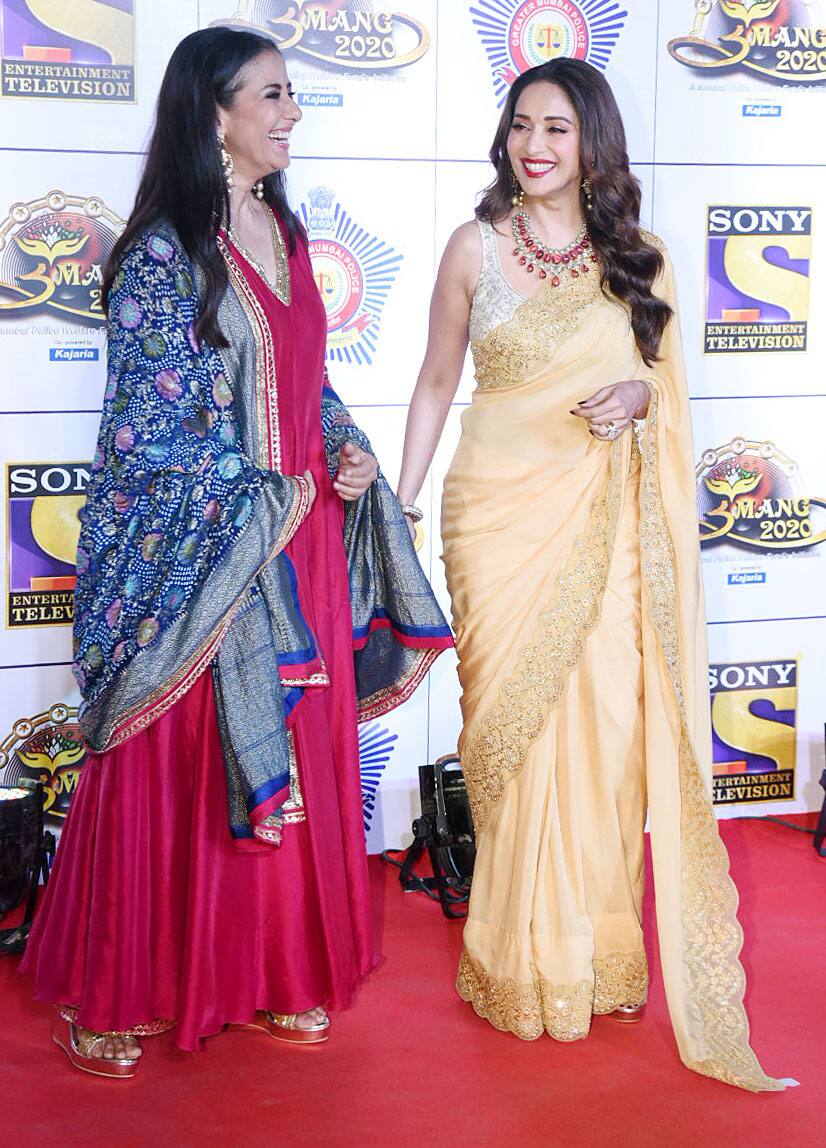 Madhuri Dixit and Manisha Koirala