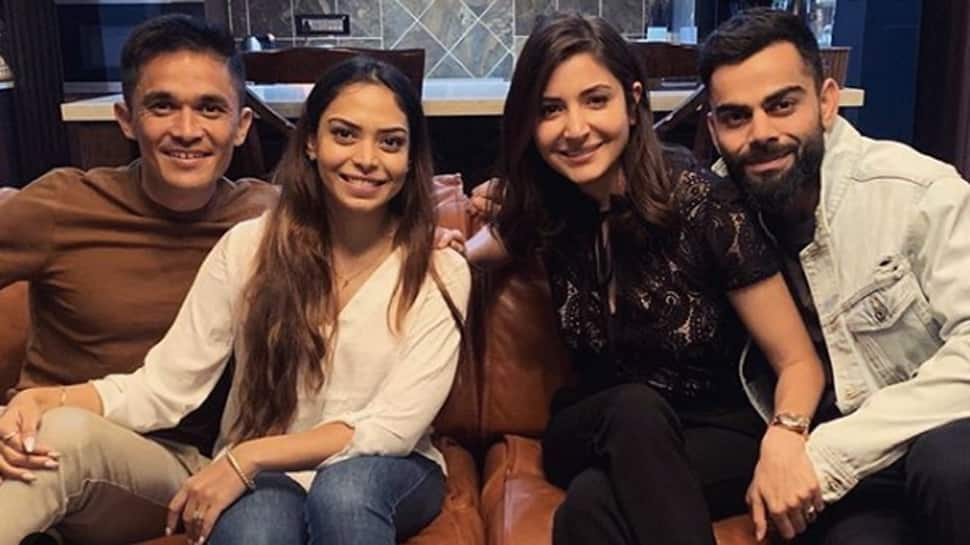 Virat Kohli, Anushka Sharma dine out with Sunil Chhetri and wife after India’s win over Australia