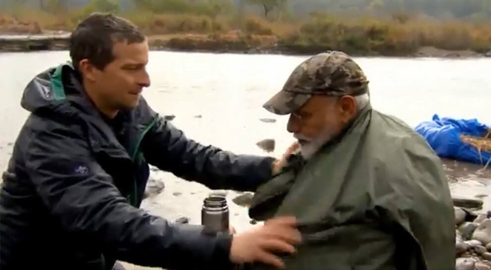 PM Modi&#039;s vision for cleaner India a privilege to hear: Bear Grylls