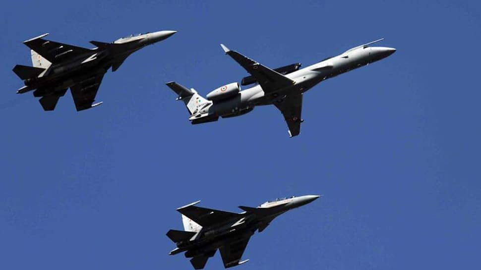 Indian Air Force (IAF) aircraft flypast Rajpath 