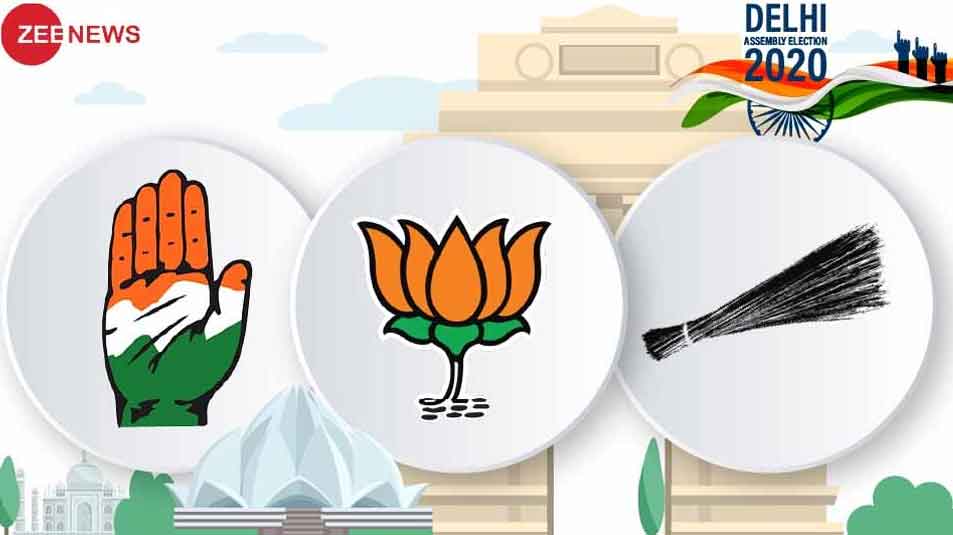 Full list of AAP, BJP, Congress candidates in Delhi assembly election 2020