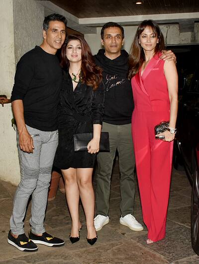 Hello there, Akshay and Twinkle