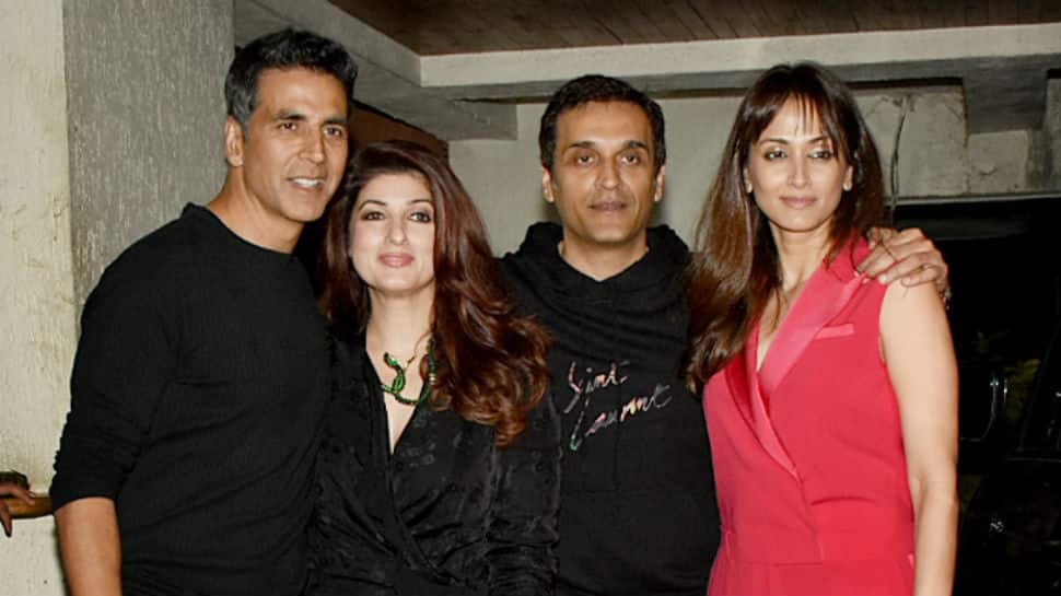 Photo Gallery: Akshay Kumar, Twinkle Khanna put their party shoes on ...