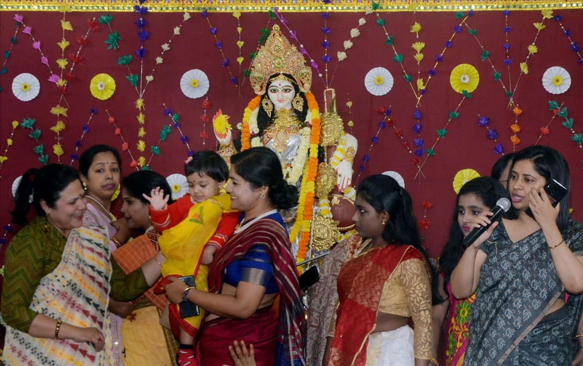 Saraswati Puja celebrations 