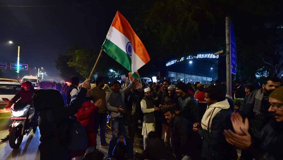 Jamia firing: Students protesting outside Delhi Police HQ detained