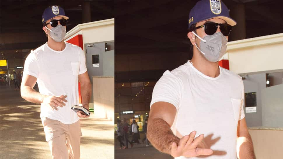 Coronavirus scare: After Sunny Leone, Ranbir Kapoor spotted wearing a mask at airport - Photos