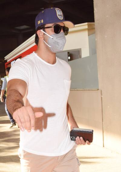 Ranbir Kapoor at Mumbai airport