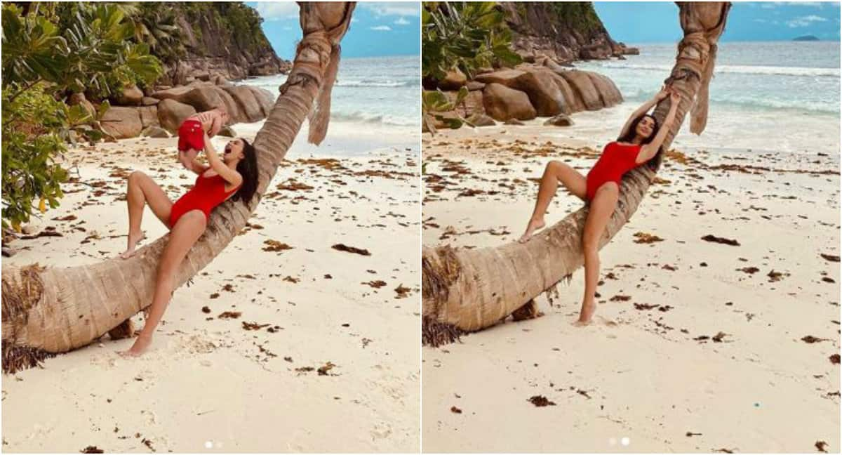 Sea, sand and rain dance: Amy Jackson is living her best life in Seychelles