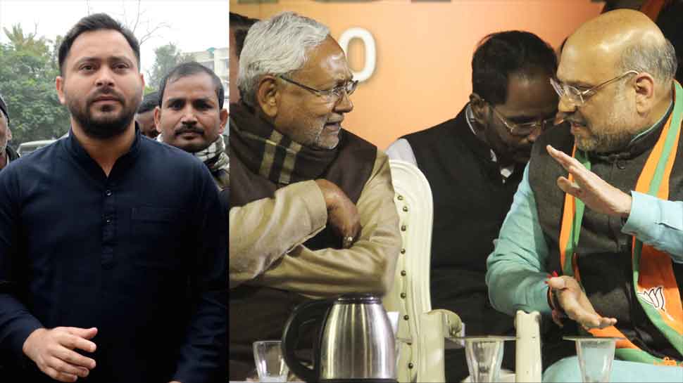 Is it a ploy to please your lover: Tejashwi Yadav flays Nitish Kumar for sharing dais with Amit Shah