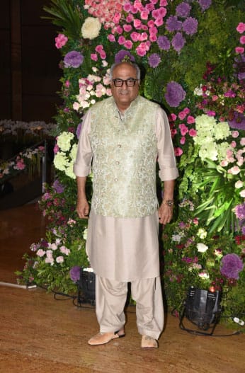 Boney Kapoor at Armaan Jain-Anissa Malhotra's wedding