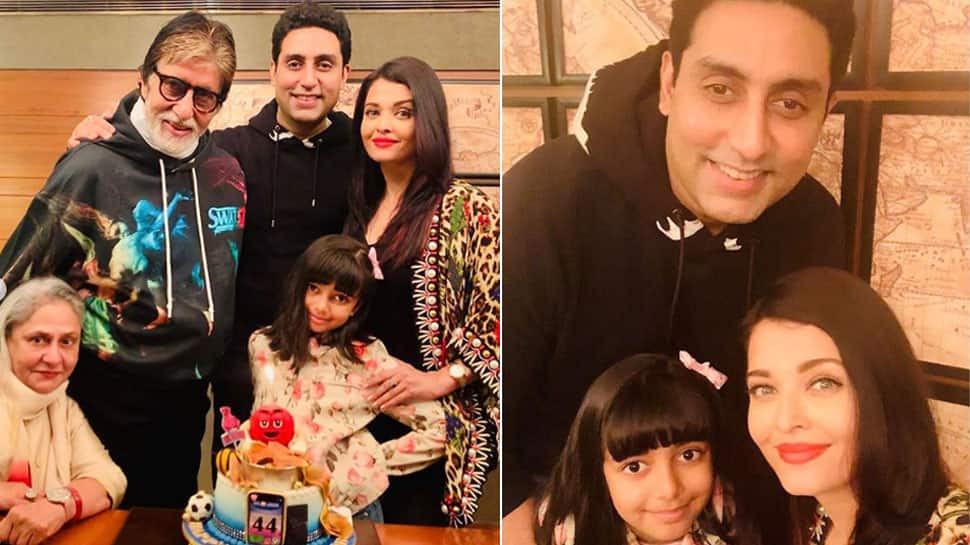 Bollywood News: Aishwarya Rai shares family pic on hubby Abhishek Bachchan&#039;s birthday