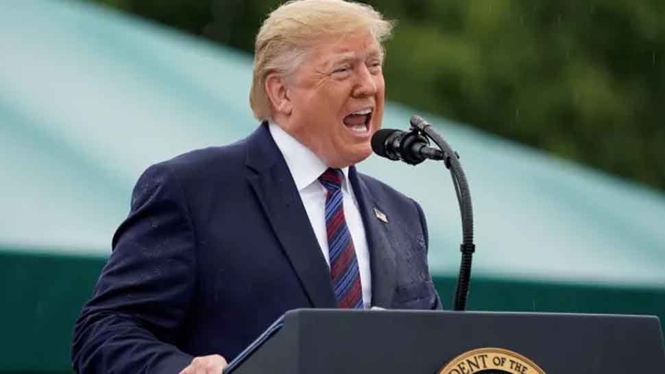 US President Donald Trump launches veiled attack on Romney and Pelosi at prayer breakfast