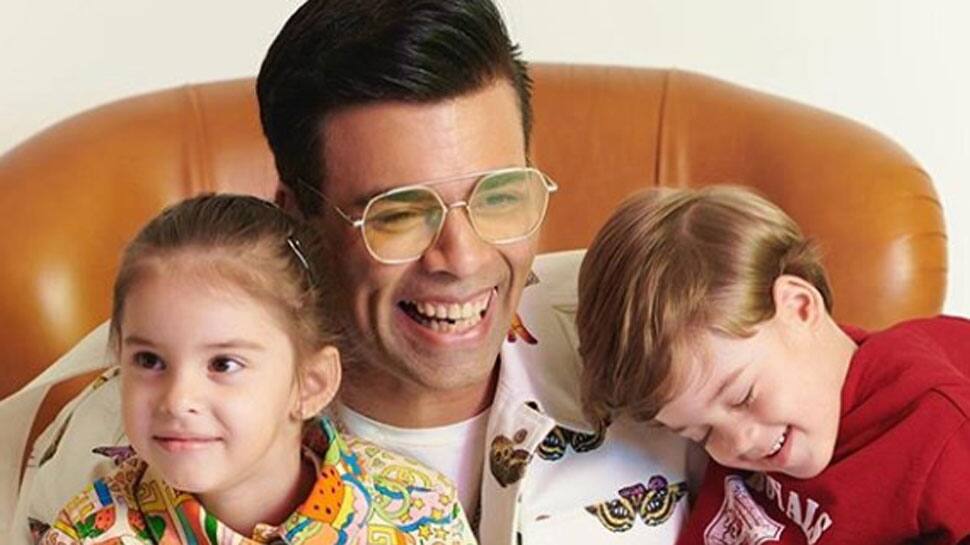 On Yash and Roohi&#039;s birthday, proud daddy Karan Johar shares pics of his fam jam!