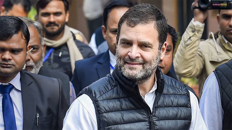 Rahul Gandhi casts vote at Aurangzeb Road in Delhi